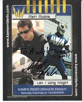 Signed Matt Mullins PhotoThumbnail